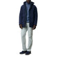 Blaue Polyethylenjacke