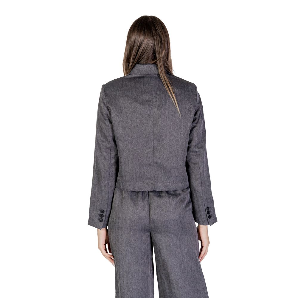 Abiti e blazer in poliestere grigio
