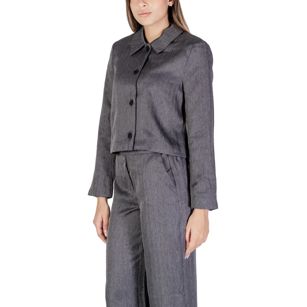 Abiti e blazer in poliestere grigio