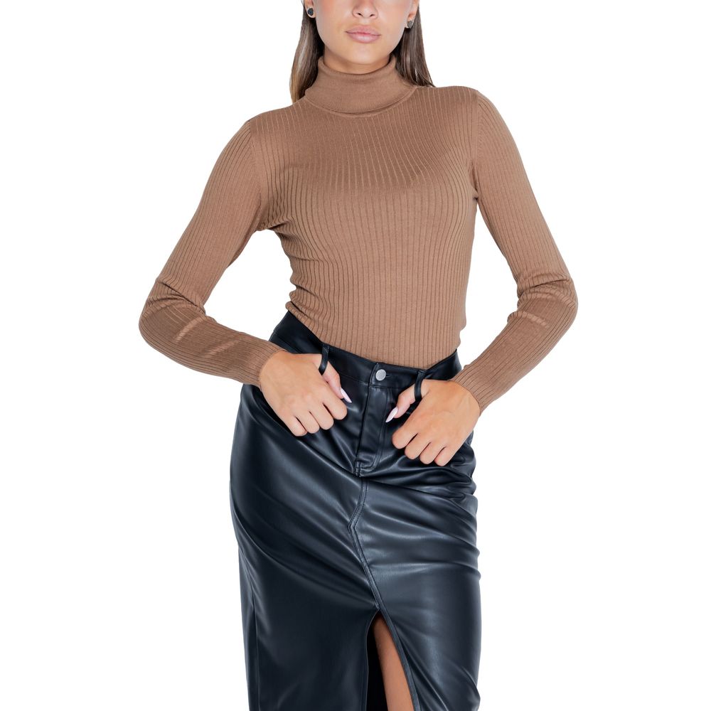 Braune Viskose-Tops und T-Shirts
