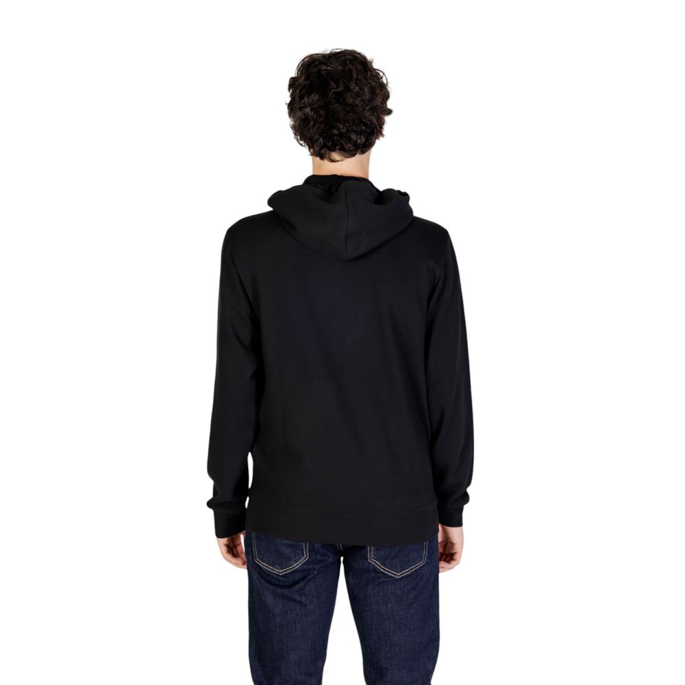 Schwarzer Polyesterpullover