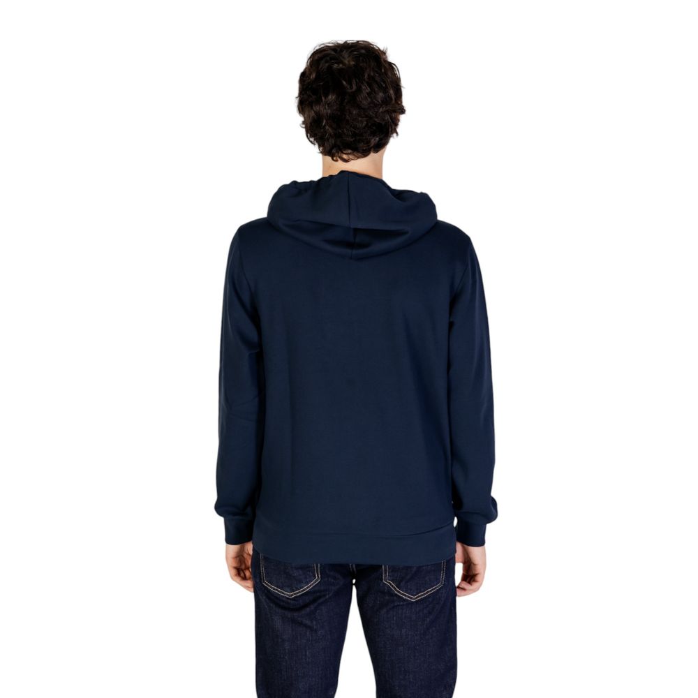Blauer Polyesterpullover