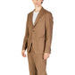 Beige Polyester Blazer