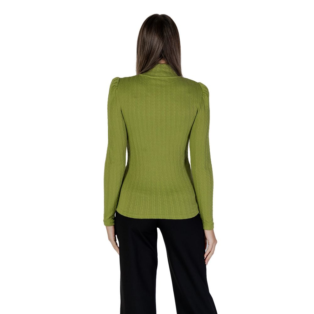 Grüne Polyester-Oberteile und T-Shirts