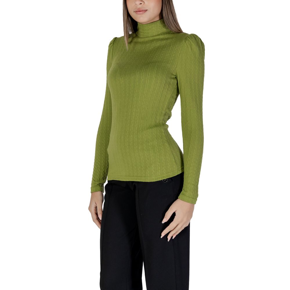 Grüne Polyester-Oberteile und T-Shirts