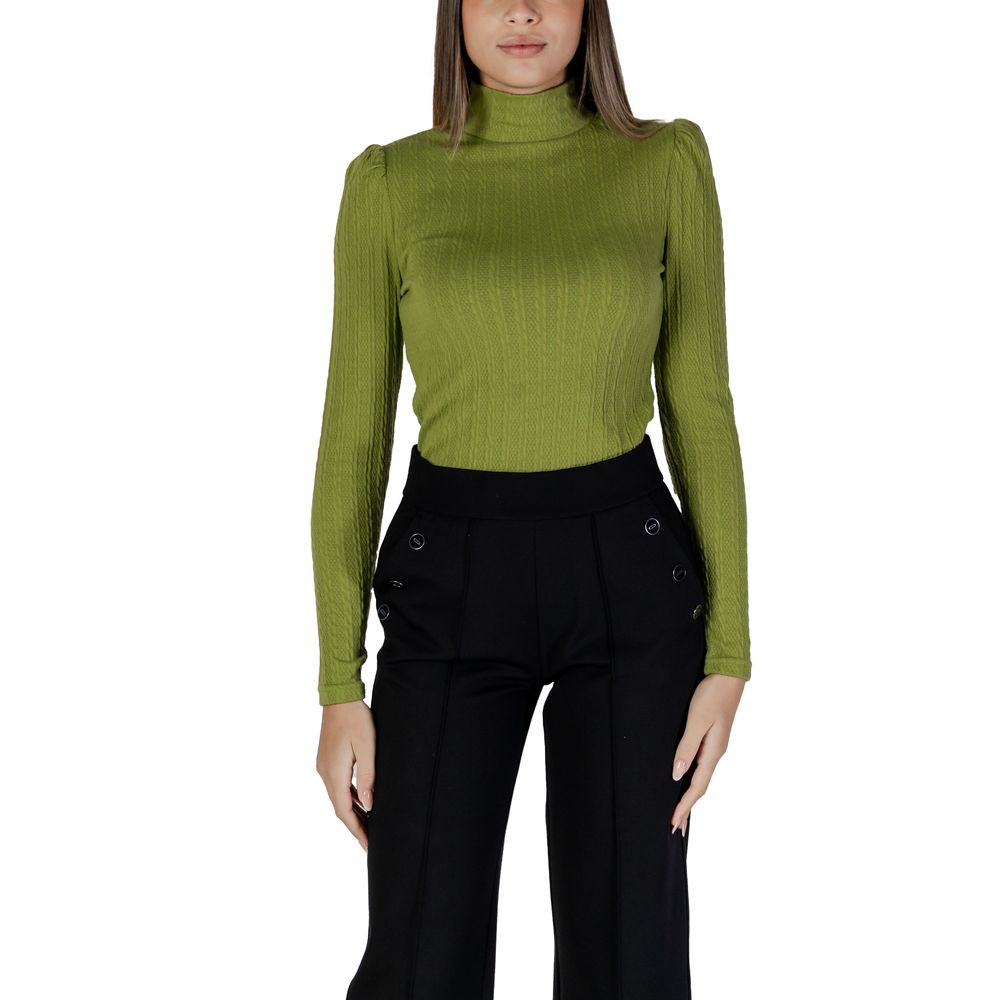 Grüne Polyester-Oberteile und T-Shirts