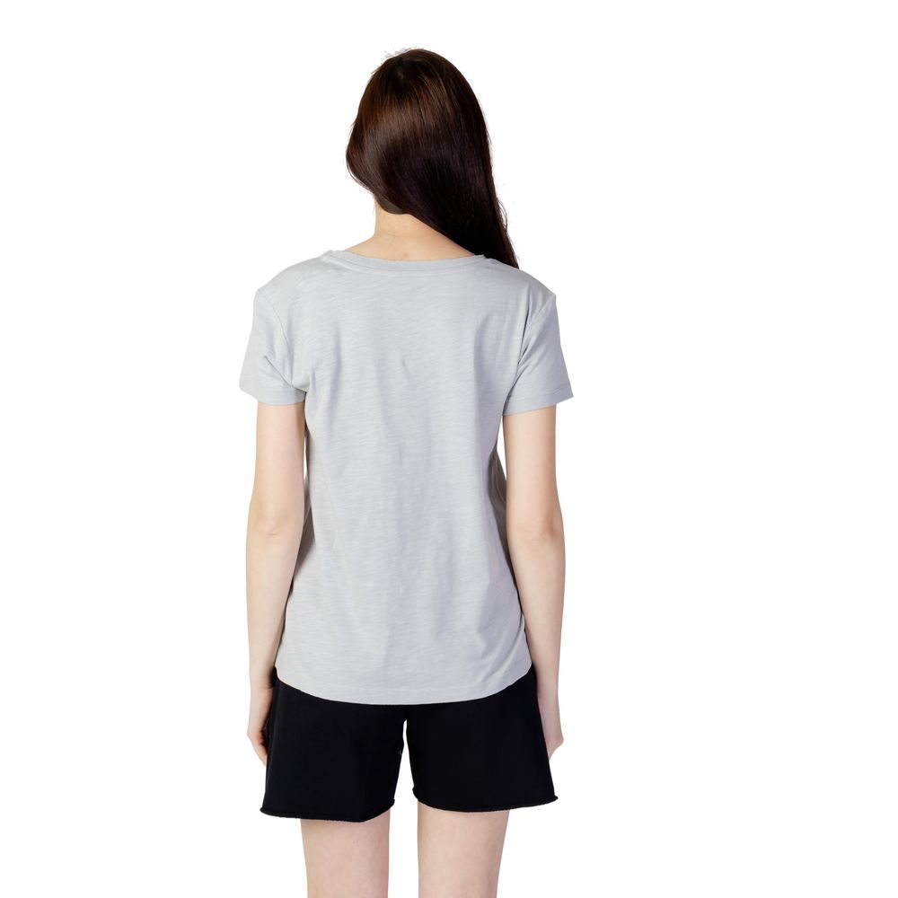 Top e T-shirt in cotone grigio