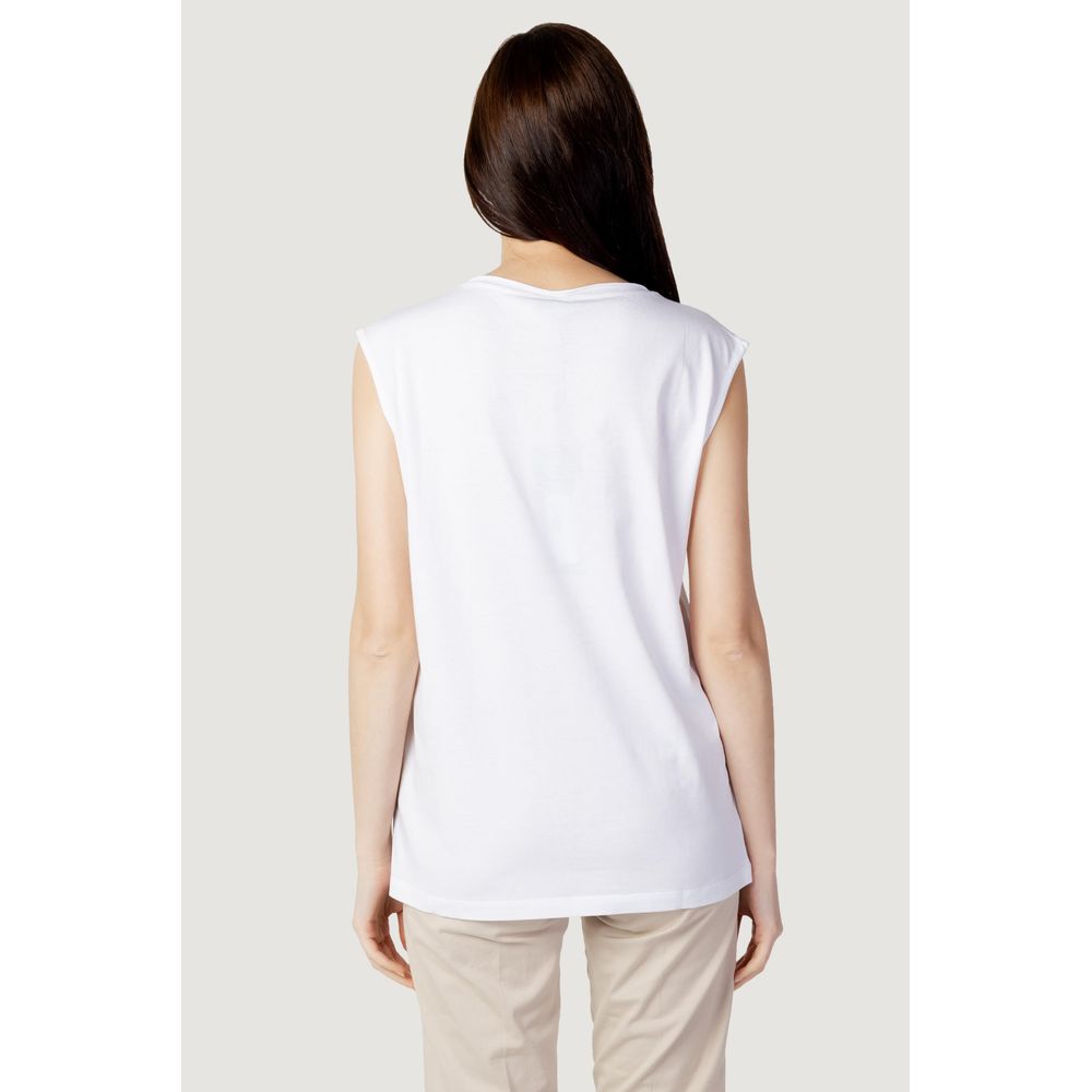 Top e T-shirt in cotone bianco