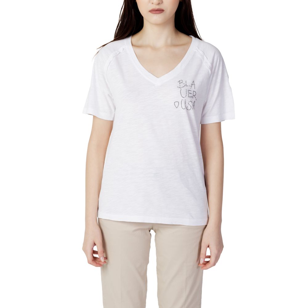 Top e T-shirt in cotone bianco