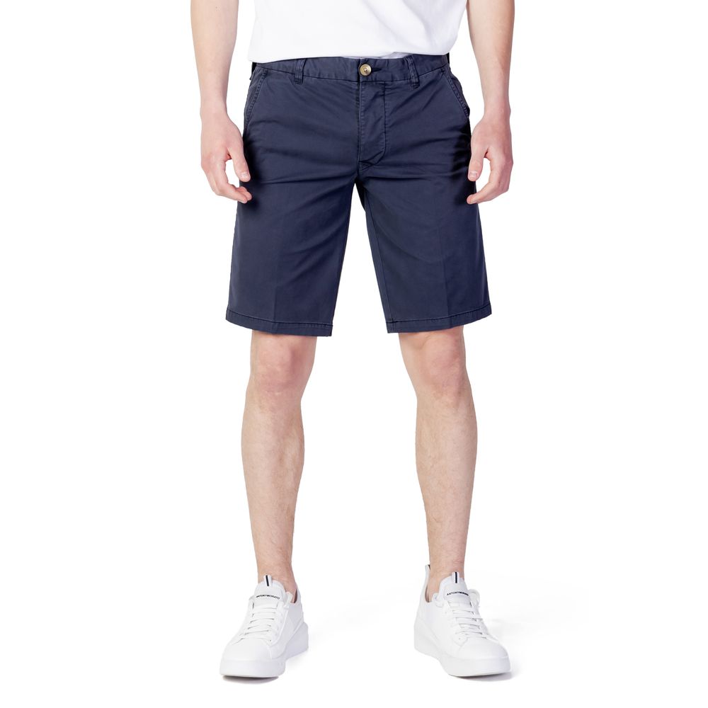 Pantaloncini in cotone blu