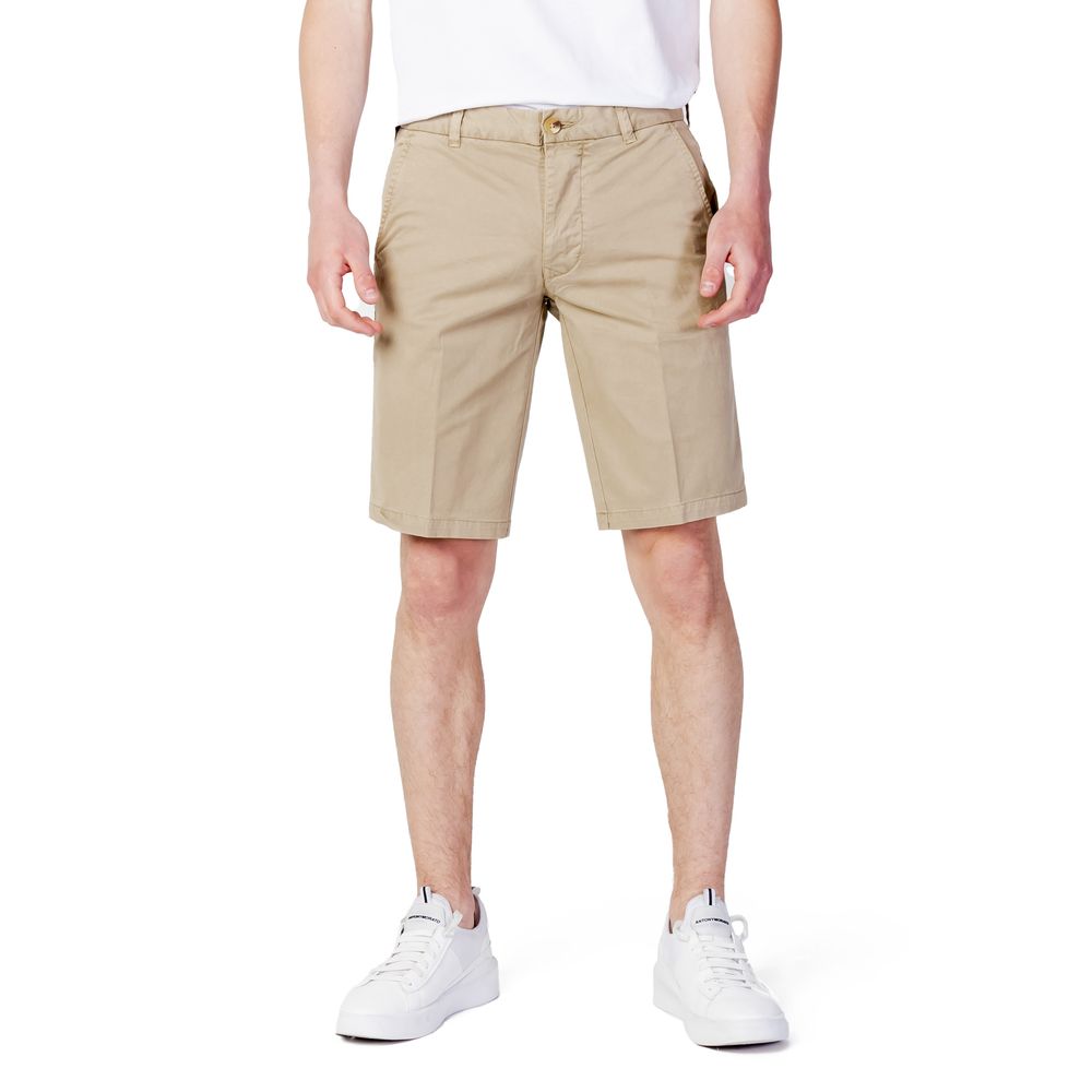 Beige Baumwollshorts