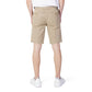 Beige Cotton Short