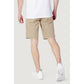 Beige Baumwollshorts