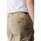 Pantaloncini in cotone beige