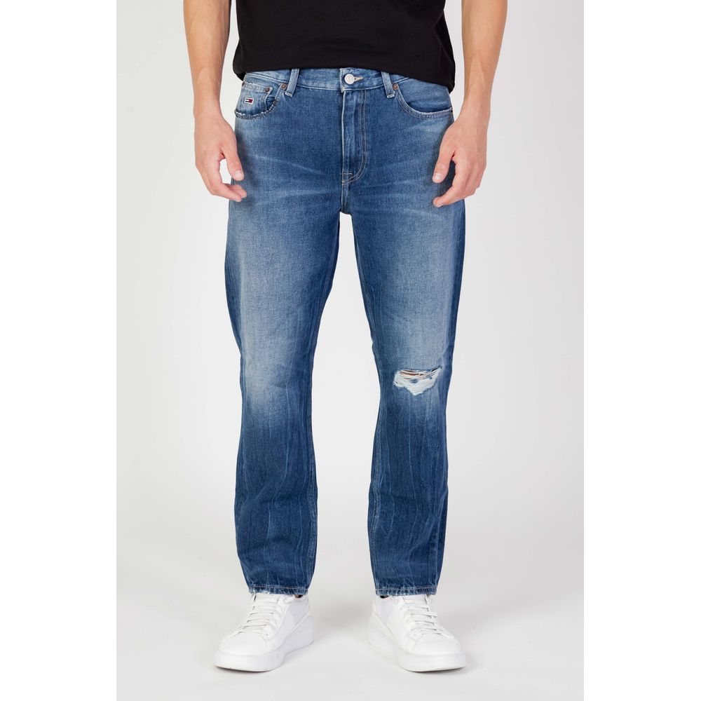 Blaue Jeans und Hose aus Baumwolle