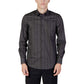 Camicia di cotone grigia
