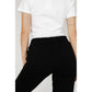 Black Cotton Jeans & Pant