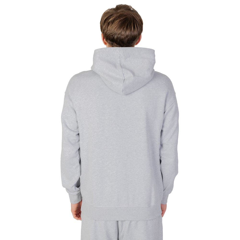 Grauer Baumwollpullover