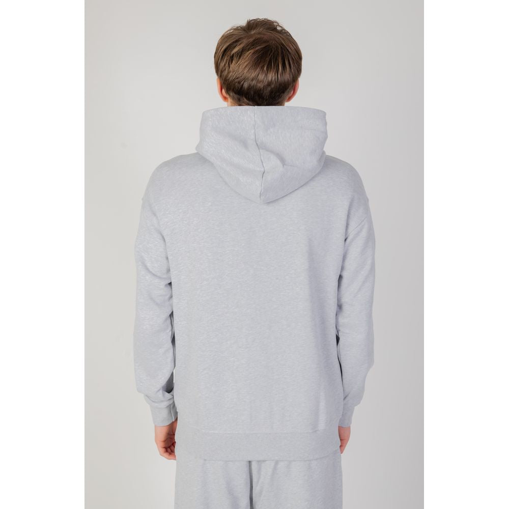 Grauer Baumwollpullover