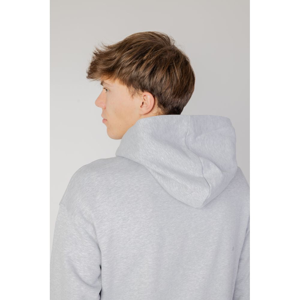 Grauer Baumwollpullover
