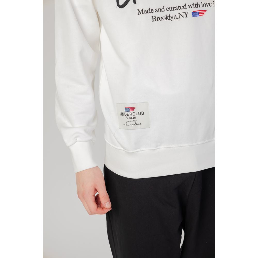 Weißer Baumwollpullover