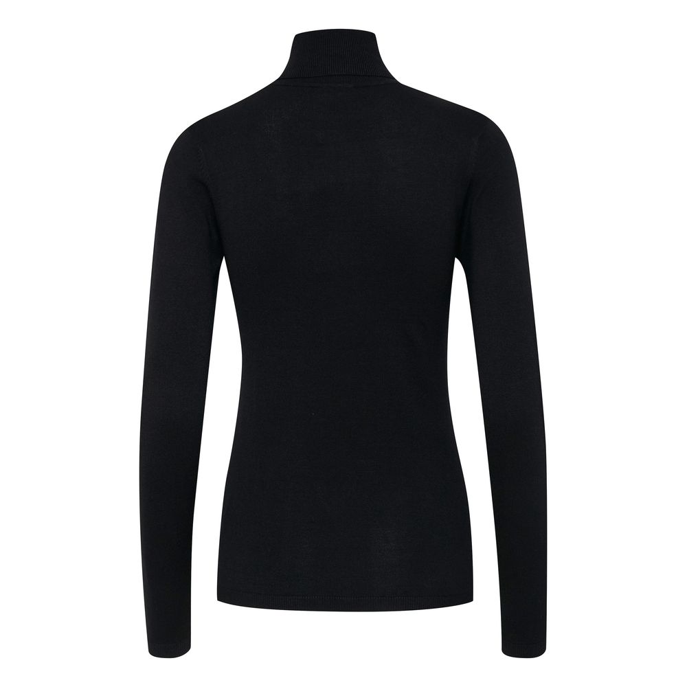 Schwarzer Viskosepullover