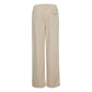 Beige Polyethylene Polyethylene Jeans & Pant