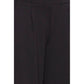 Black Polyester Polyester Jeans & Pant