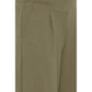 Green Polyester Polyester Jeans & Pant