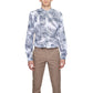 Camicia di cotone blu