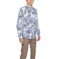 Camicia di cotone blu