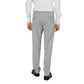 Graue Polyesterjeans und -hose