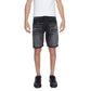 Antony Morato Black Cotton Bermuda