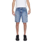 Antony Morato Blue Cotton Bermuda