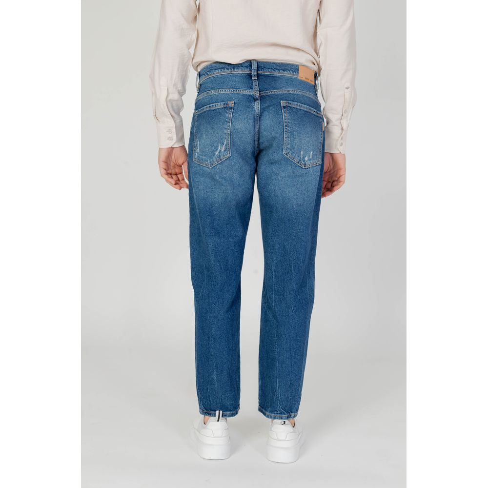 Antony Morato Blue Cotton Skinny Jean