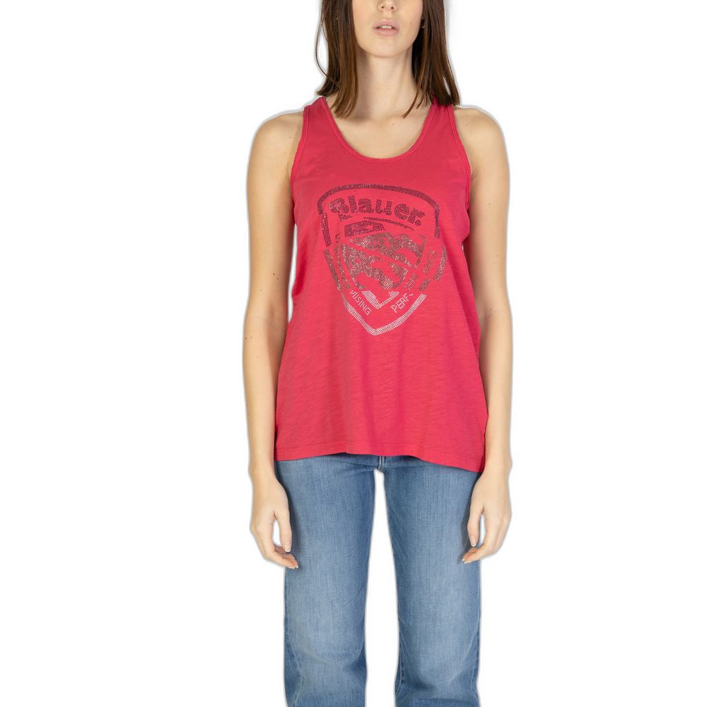 Top e T-shirt in cotone rosa