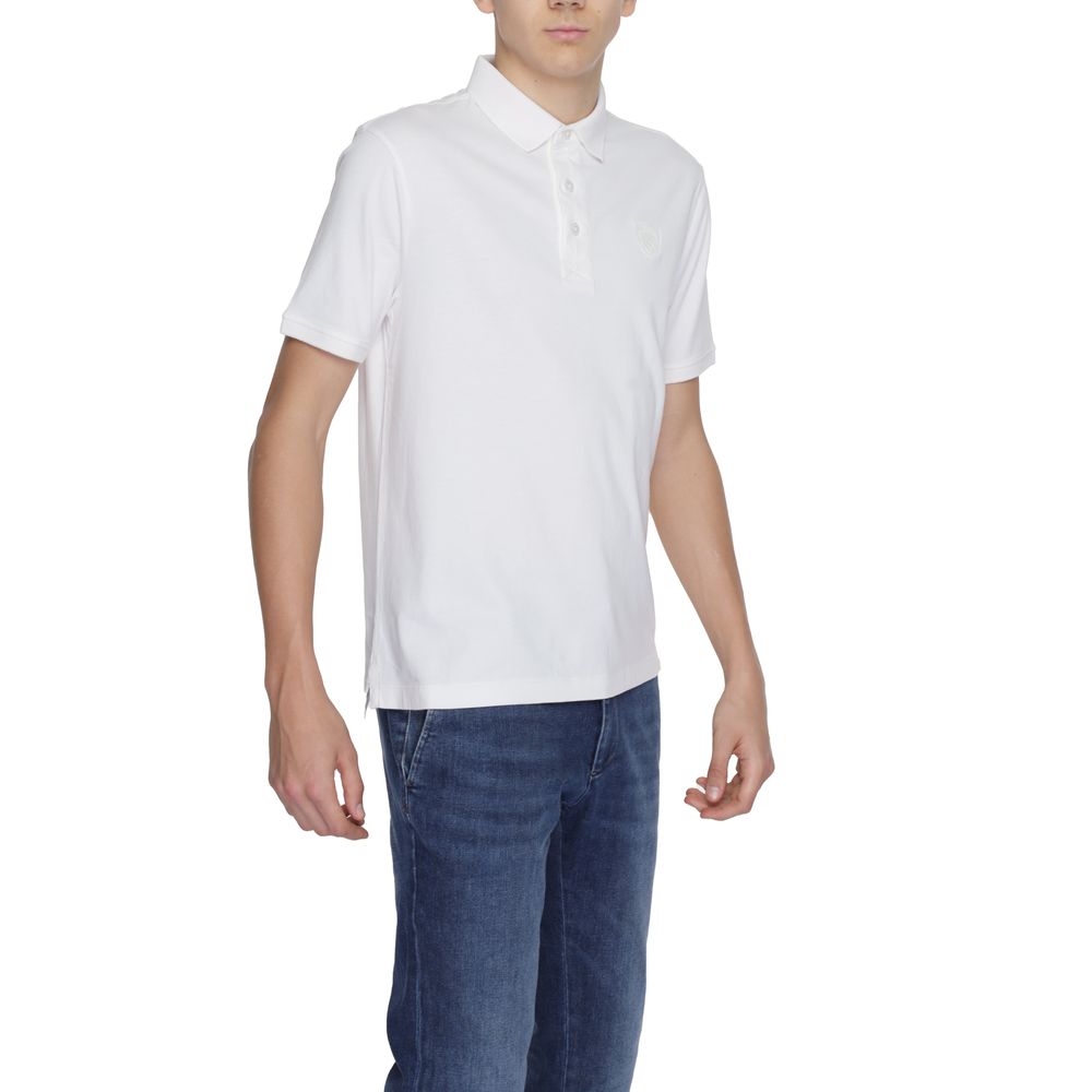 Polo in cotone color crema