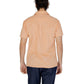 Orange Linen Shirt