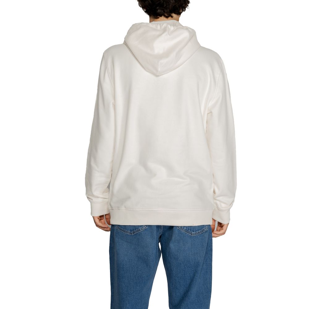 Weißer Baumwollpullover
