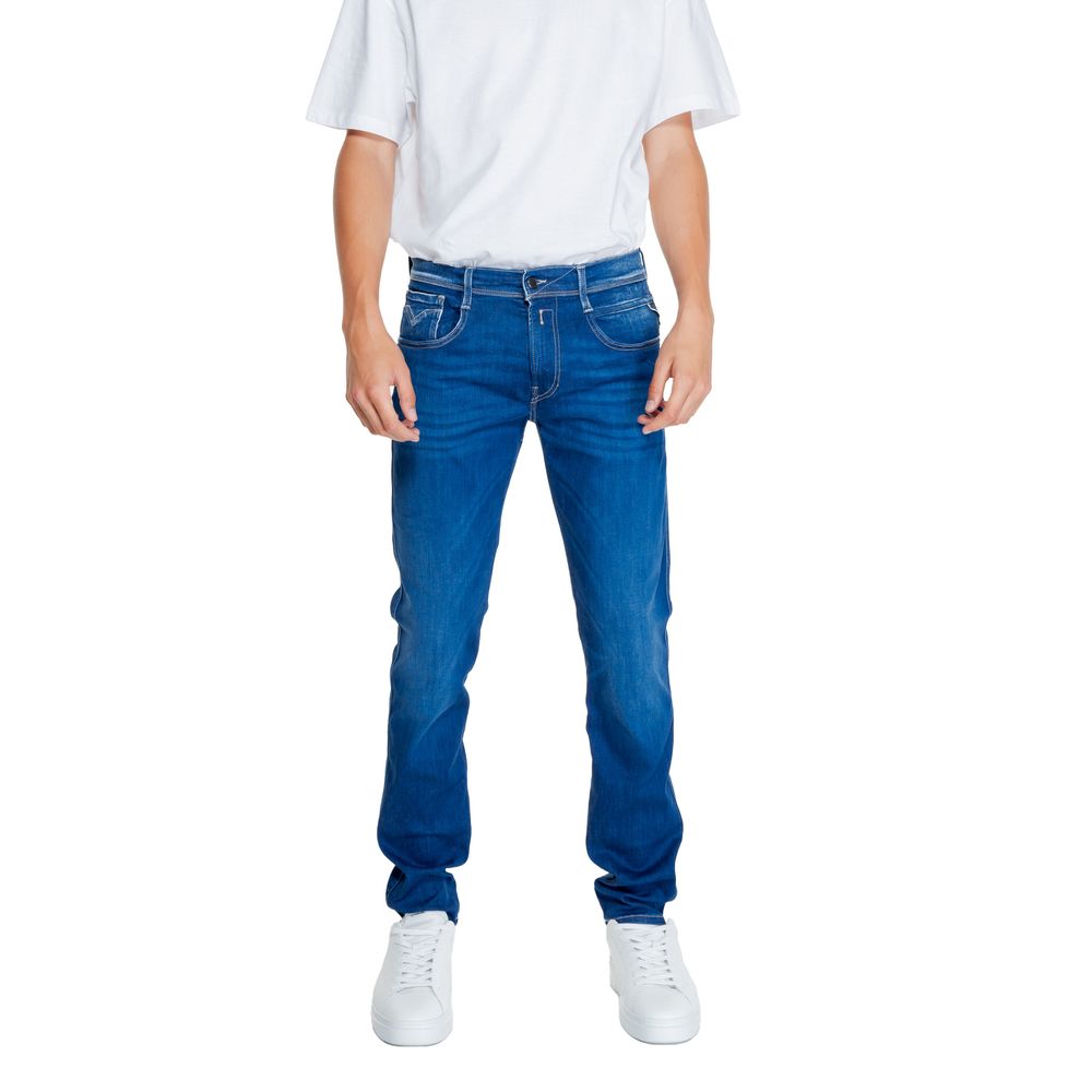 Blaue Jeans und Hose aus Baumwolle