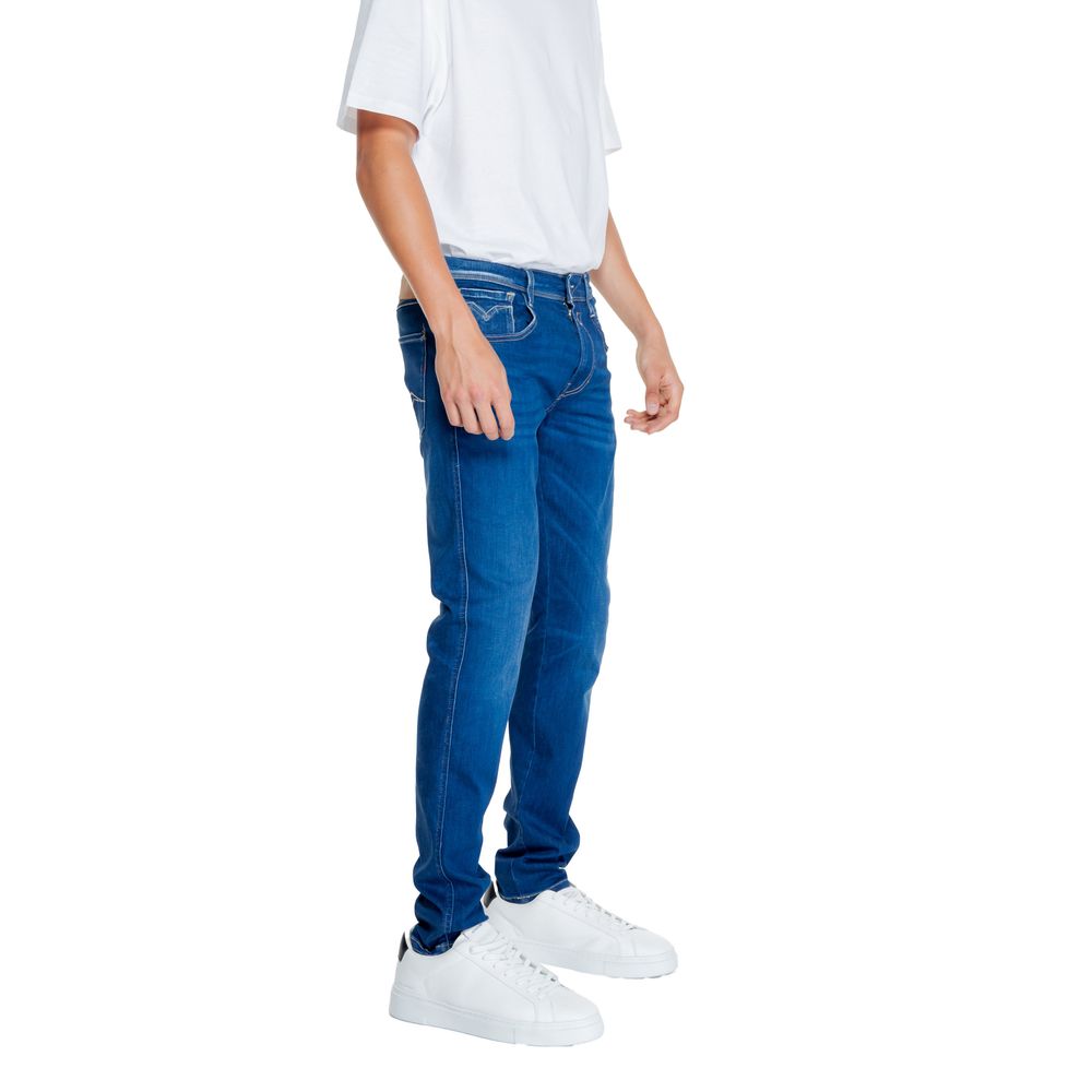 Blaue Jeans und Hose aus Baumwolle