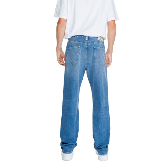 Blaue Jeans und Hose aus Baumwolle