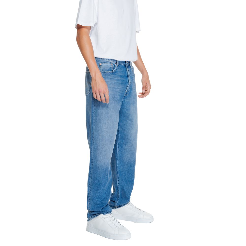 Blaue Jeans und Hose aus Baumwolle