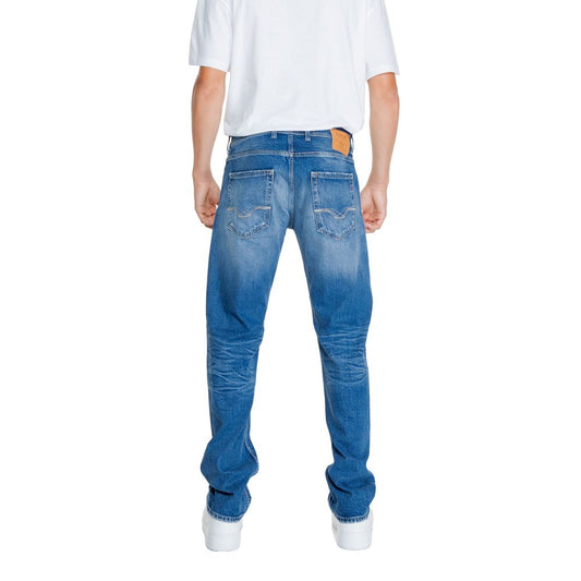 Blaue Jeans und Hose aus Baumwolle