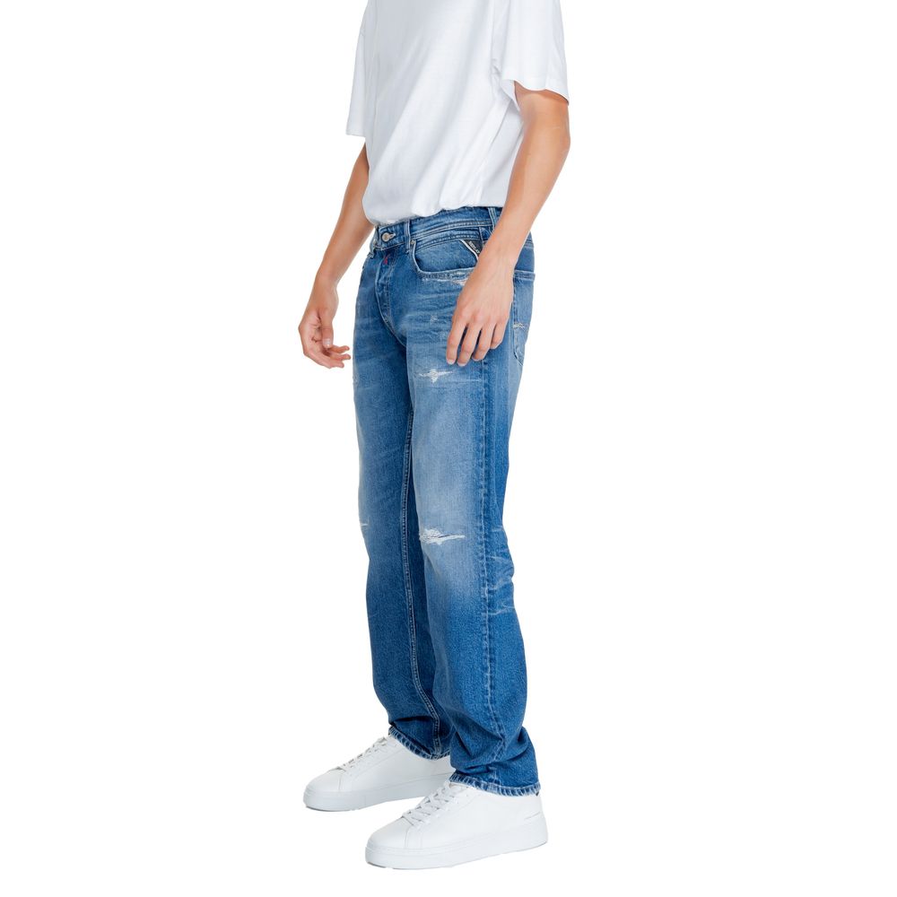 Blaue Jeans und Hose aus Baumwolle