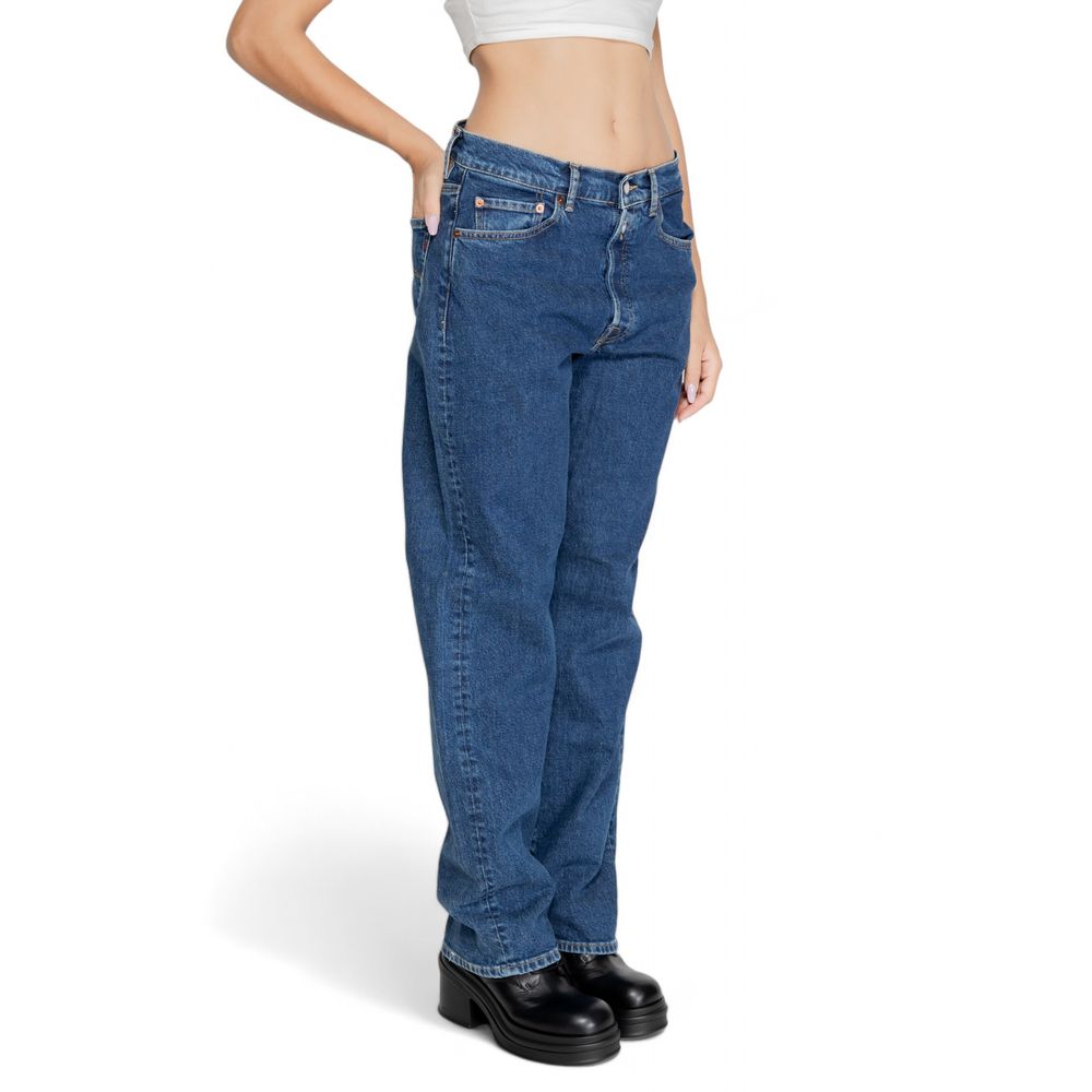 Blaue Jeans und Hose aus Baumwolle