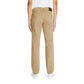 Beige Baumwolljeans und Hose