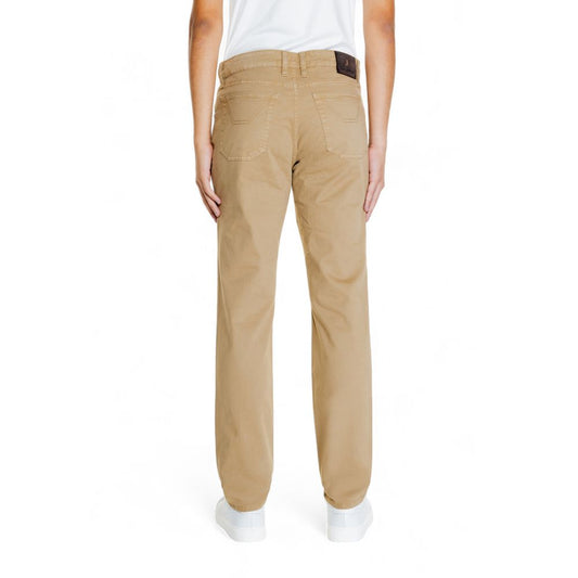 Jeans e pantaloni in cotone beige