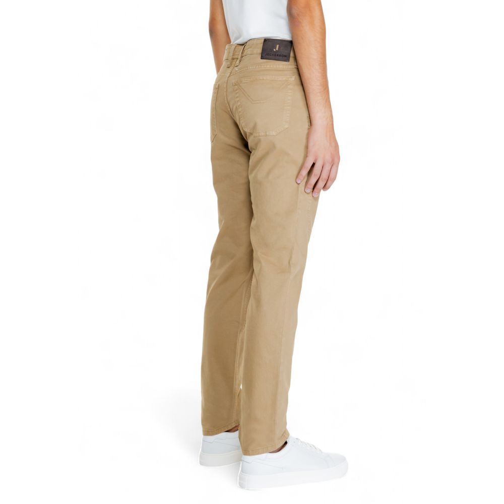 Jeans e pantaloni in cotone beige