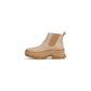 Beige Suede Leather Boot